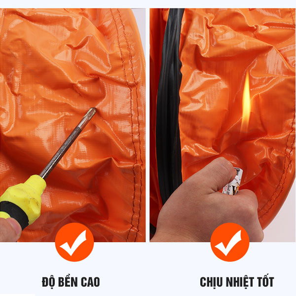 Ống Gió Mềm Quạt Hút Simili Phi 300
