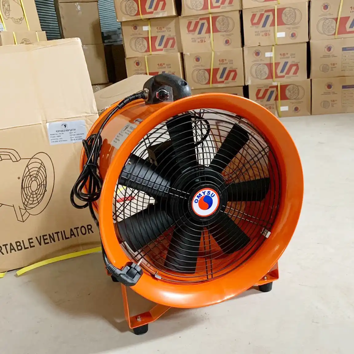 Quạt hút xách tay Omysu FG-25