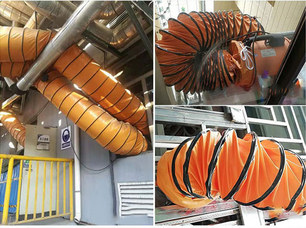 Ống Gió Mềm Quạt Hút Simili Phi 300